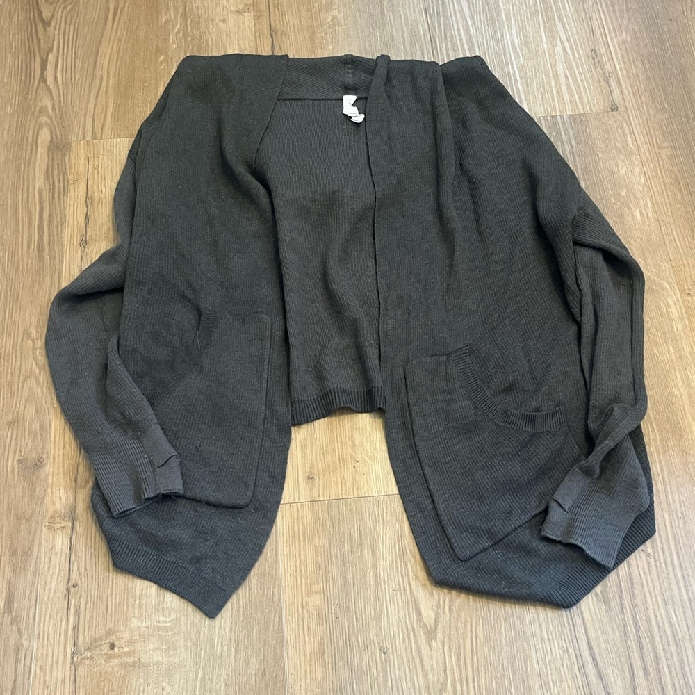 Lululemon Cashmere Blend Knit Open Front Cardigan